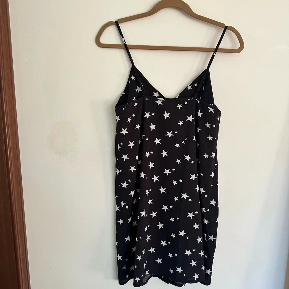 Hit the star tank dress nasty gal white stars sz 0 sz small - Picture 5 of 7